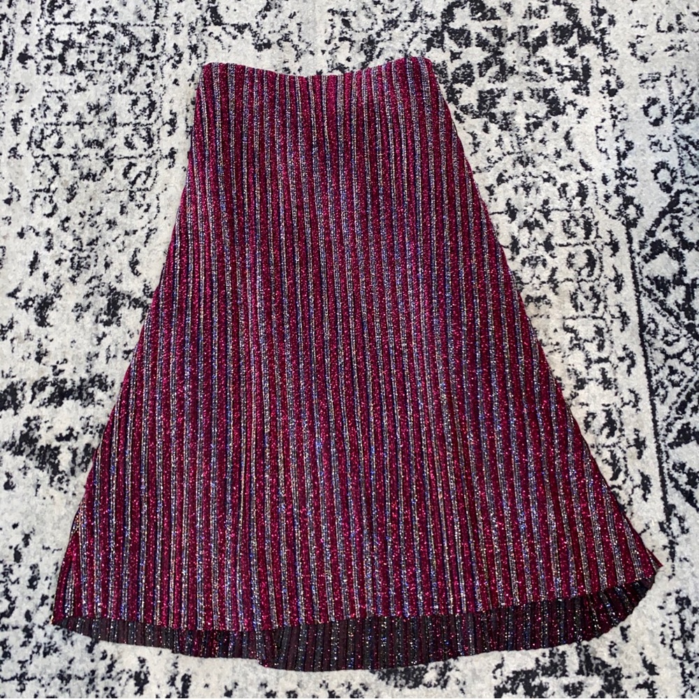 Shimmer A-Line Skirt